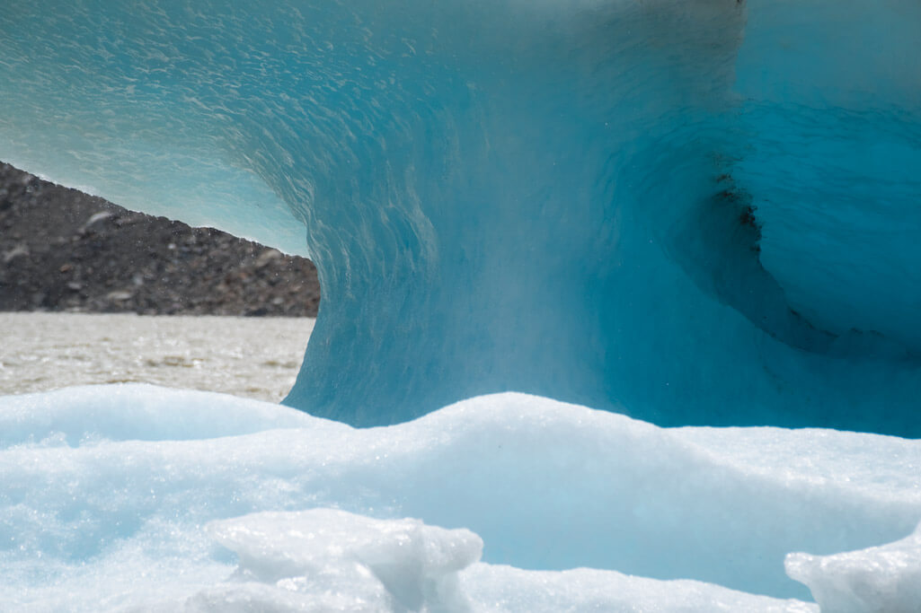 Eisberg in der Laguna Torre in El Chaltén Argentinien