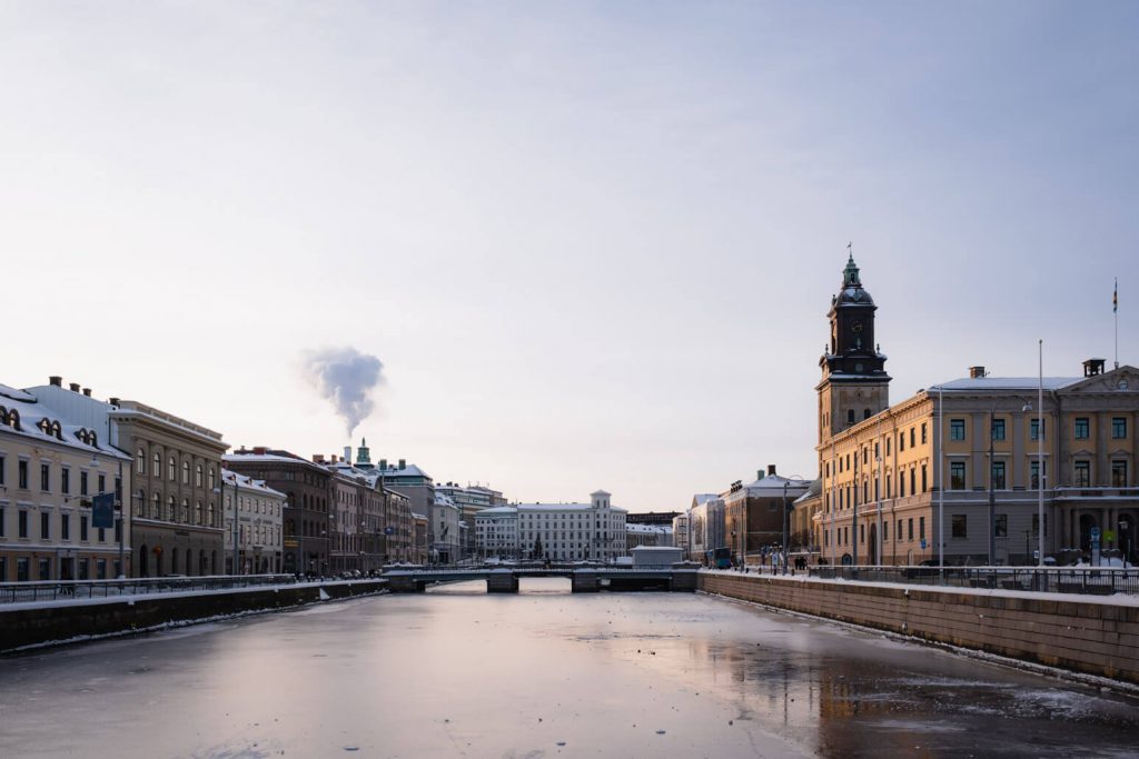 Göteborger Innenstadt im Winter