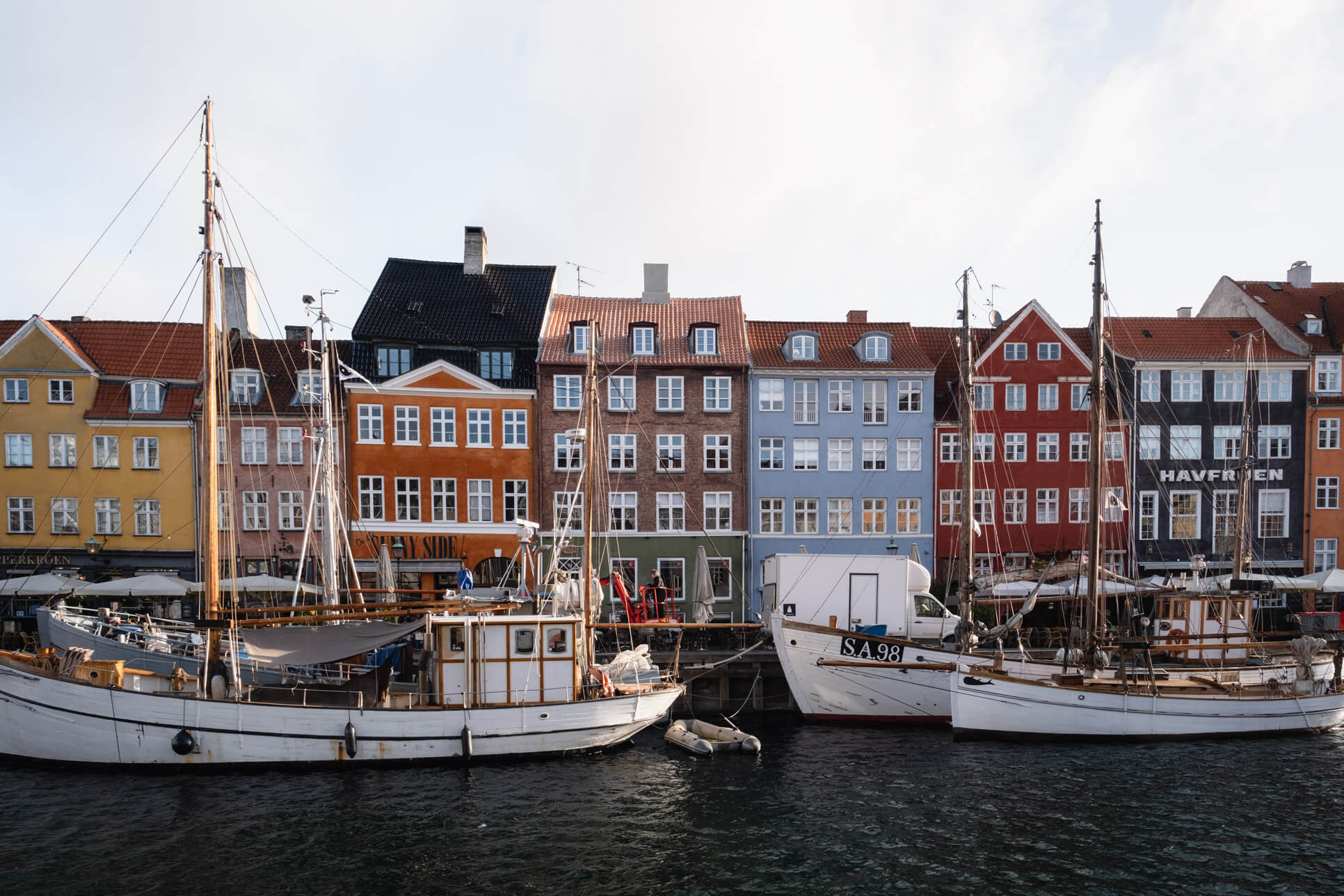 Bunte Häuser in Nyhavn Kopenhagen