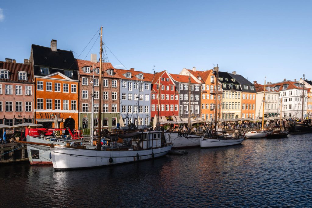 Bunte Häuser von Nyhavn in Kopenhagen